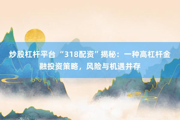 炒股杠杆平台 “318配资”揭秘：一种高杠杆金融投资策略，风险与机遇并存